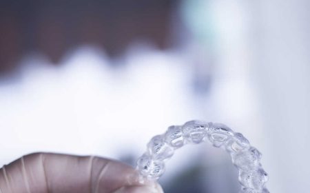nakładka Invisalign w zbliżeniu